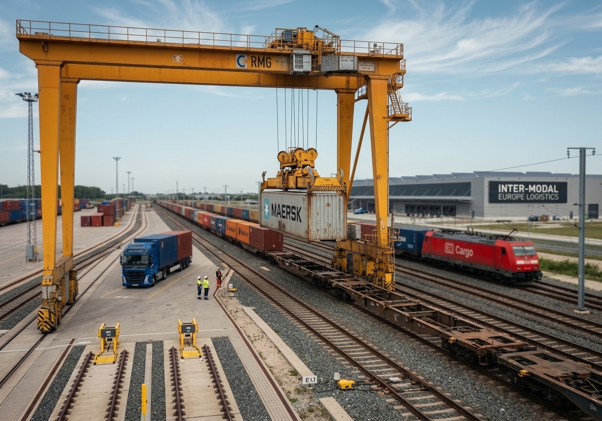 Bahnfracht durch Europa
